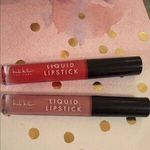 Liquid Lipstick Set - Red and Nude